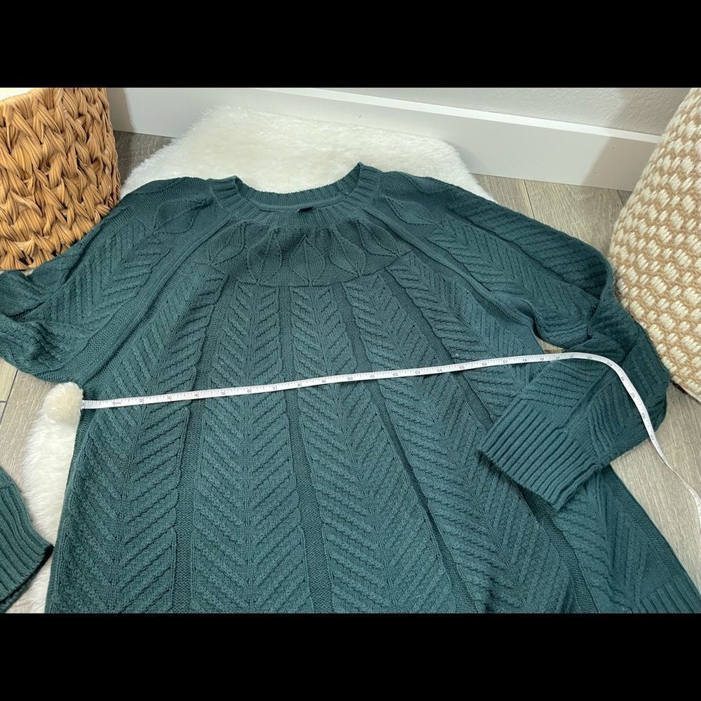 J Jason Wu Green Cableknit Chunky Sweater - Picture 4 of 7
